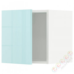 ⭐METOD⭐Навесной шкаф, белый Järsta/блеск светло-бирюзовый, 40x40 cm⭐ИКЕА-39454839