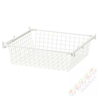⭐HJALPA⭐Проволочная корзина сwysuwaną prowadnicą, белый, 60x55 cm⭐ИКЕА-29530612