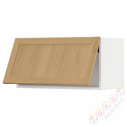 ⭐METOD⭐Навесной шкаф pos, белый/Forsbacka дуб, 80x40 cm⭐ИКЕА-49509370