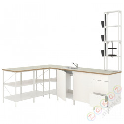 ⭐ENHET⭐Угловая кухня, белый⭐ИКЕА-29338237