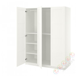 ⭐PAX / BERGSBO⭐Комбинация шкафов, белый/белый, 150x60x201 cm⭐ИКЕА-69500689