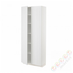 ⭐METOD⭐Высокий шкаф/полки, белый/Stensund белый, 80x37x200 cm⭐ИКЕА-69461541