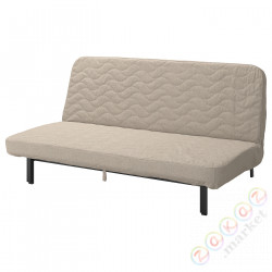 ⭐NYHAMN⭐Раскладывающийся диван3-человекowa, с латексным матрасом/Хилли бежевый⭐ИКЕА-29443605