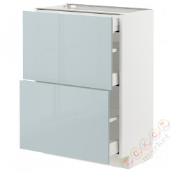 ⭐METOD / MAXIMERA⭐Кабинет stj 2fr/3шу, белый/Kallarp jasnoсерый-синий, 60x37 cm⭐ИКЕА-29478911