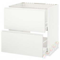 ⭐METOD / MAXIMERA⭐Стандартный злотый + 2 цифры/2шу, белый/Voxtorpматовый белый, 80x60 cm⭐ИКЕА-29112115