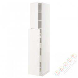 ⭐METOD / MAXIMERA⭐Sза wys сwys 4шу/1Drz/2половина, белый/Веддинге белый, 40x60x220 cm⭐ИКЕА-29464810