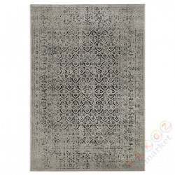 ⭐MANSTRUP⭐Ковровая дорожка сkrótkim włosiem, патинированный серый/цветочный узор, 160x230 cm⭐ИКЕА-40446706