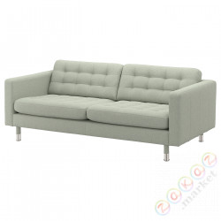 ⭐LANDSKRONA⭐Диван 3-человекowa, Gunnared светло-зеленый/металл⭐ИКЕА-49270321