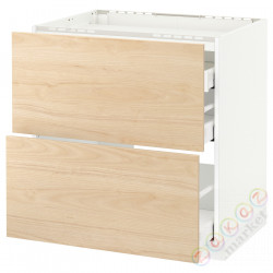 ⭐METOD / MAXIMERA⭐Старший полковник/2fr/3шу, белый/Askersund яркий узор ясеня, 80x60 cm⭐ИКЕА-39215919