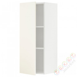 ⭐METOD⭐Навесной шкаф с полками, белый/Vallstena белый, 40x100 cm⭐ИКЕА-19507259