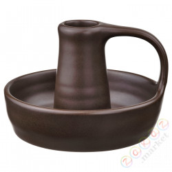 ⭐GODTAGBAR⭐Подсвечник, коричневый, 8 cm⭐ИКЕА-90551709