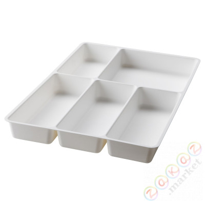 ⭐STODJA⭐Tacka/контейнер для столовых приборов, белый, 31x50 cm⭐ИКЕА-50177223