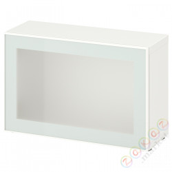 ⭐BESTA⭐Сайт, белый Glassvik/белый/jasna зеленыйeń матовое стекло, 60x22x38 cm⭐ИКЕА-19489081