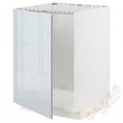 ⭐METOD⭐Шкаф под раковину, белый/Kallarp jasnoсерый-синий, 60x60 cm⭐ИКЕА-79479178