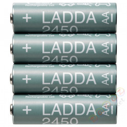 ⭐LADDA⭐Аккумуляторek do ładowania, HR06 AA 1.2V, 2450mAh⭐ИКЕА-50504692