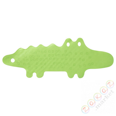 ⭐PATRULL⭐Мат do wanny, Зеленый крокодил, 33x90 cm⭐ИКЕА-10138163