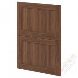 ⭐METOD⭐2 фасады посудомоечных машин, Enköping коричневый/орех, 60 cm⭐ИКЕА-99475240