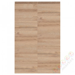 ⭐VOXTORP⭐Затвор 2 шт., правша/подражание. дуб, 25x80 cm⭐ИКЕА-70475702