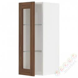 ⭐METOD⭐Шах половина/стакан Drz, белый Enköping/коричневый орех, 30x80 cm⭐ИКЕА-39475144