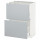 ⭐METOD / MAXIMERA⭐Шкаф/2 шу/, белый/Veddinge Серый, 60x37 cm⭐ИКЕА-19051457