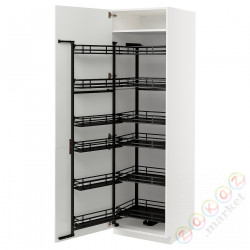 ⭐METOD⭐Высокий шкаф с wysuwaną spiżarką, белый/Stensund белый, 60x60x200 cm⭐ИКЕА-79472030