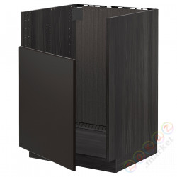 ⭐METOD⭐Стол под раковину для BREDSJÖN, черный/Кунгсбака антрацит, 60x60 cm⭐ИКЕА-19459201