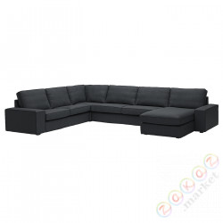 ⭐KIVIK⭐Угловой диван6-человекowa сszezl, Tresund антрацит⭐ИКЕА-99482877