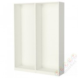 ⭐PAX⭐2 рамы шкафа, белый, 150x35x201 cm⭐ИКЕА-79895303