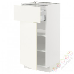 ⭐METOD / MAXIMERA⭐Кабинет stj/дверь, белый/Vallstena белый, 40x37 cm⭐ИКЕА-19507216