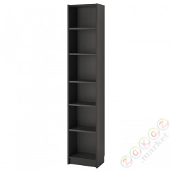 ⭐BILLY⭐Книжный шкаф, Черно-коричневый, 40x28x202 cm⭐ИКЕА-90263836