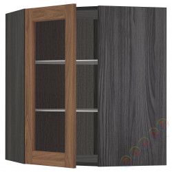 ⭐METOD⭐В половине случаев/стакан Drz, черныйEnköping/коричневый орех, 68x80 cm⭐ИКЕА-59476755