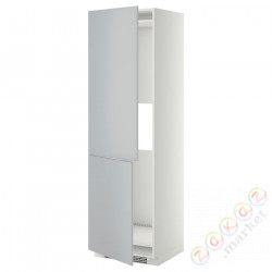 ⭐METOD⭐Высота или замерзание 2шу, белый/Veddinge Серый, 60x60x200 cm⭐ИКЕА-59925216