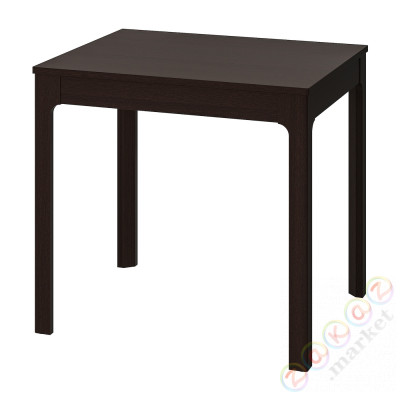 ⭐EKEDALEN⭐Складной стол, темно коричневый, 80/120x70 cm⭐ИКЕА-20340824