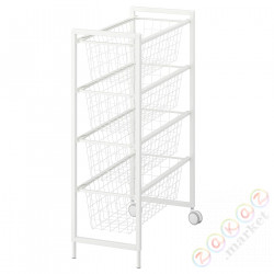 ⭐JONAXEL⭐Книжный шкаф, белый, 25x51x73 cm⭐ИКЕА-59297438