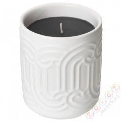 ⭐SOTRONN⭐Świeca запах/вместимостьnik ceramiczny, Красный owoce jagodowe & wanilia/белый, 45 godz.⭐ИКЕА-80562384