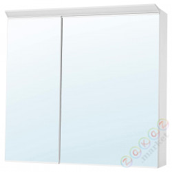 ⭐TREASJON⭐Зеркальный шкаф, встроенный. освещение, 80x17x75 cm⭐ИКЕА-50573906