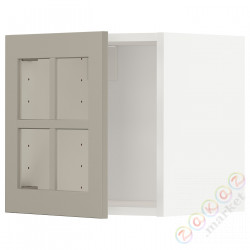 ⭐METOD⭐настенный шкаф/стакан дверь, белый/Stensund бежевый, 40x40 cm⭐ИКЕА-39458540