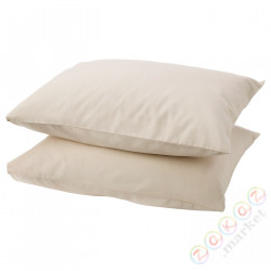 ⭐DVALA⭐Наволочка, бежевый, 50x60 cm⭐ИКЕА-30357244