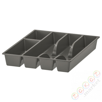 ⭐SMACKER⭐Tacka/контейнер для столовых приборов, Серый, 31x26 cm⭐ИКЕА-90241788