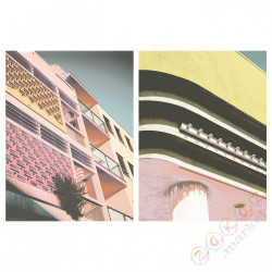 ⭐BILD⭐Плакат, pastelowe penthouse’y, 30x40 cm⭐ИКЕА-30570904