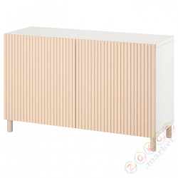 ⭐BESTA⭐Сочетание с дверь, белый/Björköviken/Mejarp березовый шпон, 120x42x74 cm⭐ИКЕА-69421442