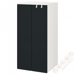 ⭐SMASTAD / PLATSA⭐Гардероб, белый/поверхность доски, 60x57x123 cm⭐ИКЕА-59430178