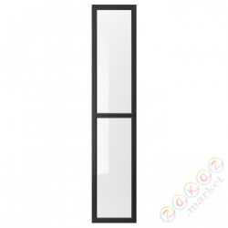 ⭐OXBERG⭐Дверь стаканане, Черно-коричневый, 40x192 cm⭐ИКЕА-30275564