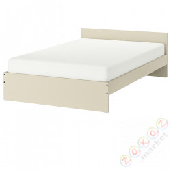 ⭐GURSKEN⭐Корпус кровати, подголовник, светло-бежевый/Лурёй, 140x200 cm⭐ИКЕА-19408669