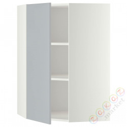 ⭐METOD⭐В половине случаев, белый/Veddinge Серый, 68x100 cm⭐ИКЕА-89917998