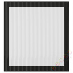 ⭐FALLSVIK⭐Дверь стаканане, антрацит/стакан ryflowане, 60x64 cm⭐ИКЕА-70540321