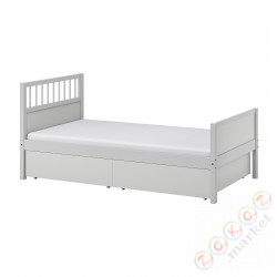 ⭐SMYGA⭐Каркас кровати сящики, светло-серый, 90x200 cm⭐ИКЕА-59444142