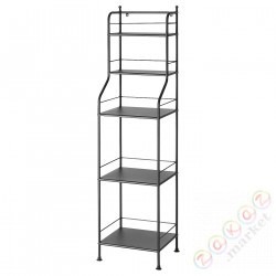 ⭐FROSJON⭐Книжный шкаф, черный, 40x156 cm⭐ИКЕА-30574902