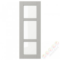 ⭐LERHYTTAN⭐Дверь стаканане, светло-серый, 30x80 cm⭐ИКЕА-00461510
