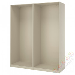 ⭐PAX⭐2 рамы шкафа, серо-бежевый, 200x58x236 cm⭐ИКЕА-59494820